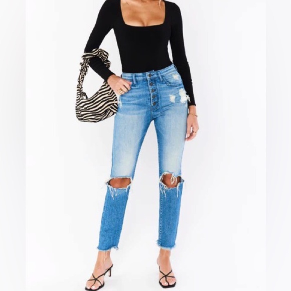 Show Me Your MuMu Soho button up skinnies